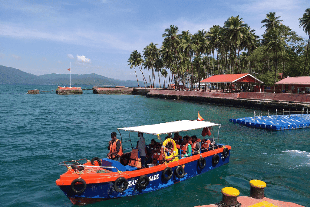 andaman and nicobar -boat ride-best travel agency in chandigarh - Teji Travels